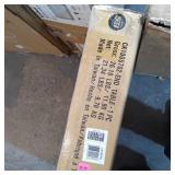 Sei Freston Faux Marble End Table With Open Shelf in Chrome - All