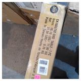 Sei Freston Faux Marble End Table With Open Shelf in Chrome - All