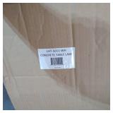 Lalia Home Concrete Pillar Table Lamp with White Fabric Shade