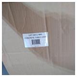 Lalia Home Concrete Pillar Table Lamp with White Fabric Shade