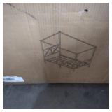 Metal Canopy Bed frame Headboard And Foot Board Solid Assembly Containing All Components, All Black- Retail:$259.99