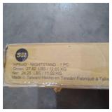 Southern Enterprises Owen Nightstand in White