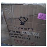 VEWEET Annie 50-piece Floral Porcelain Dinnerware Set (Service for 6)- Retail:$124.99