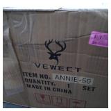 VEWEET Annie 50-piece Floral Porcelain Dinnerware Set (Service for 6)- Retail:$124.99