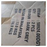 Kwame Mid-century Fabric Dining Chair by Christopher Knight Home (Set of 2)- Retail:$187.49