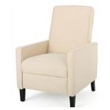 beige Dalton Fabric Recliner Club Chair by Christopher Knight Home Retail $214.99