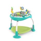 Bright Starts Bounce Bounce Baby 2-in-1 Activity Center Jumper & Table - Playful Pond (Green), 6 Months+