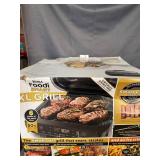 Ninja Foodi Smart XL 6-in-1 Indoor Grill with 4-qt Air Fryer, Roast, Bake, Broil, & Dehydrate - Black