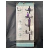 Zenna Home Shower Tension Pole Caddy, Bronze