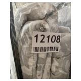 PERI HOME GREY AND WHITE TWIN COMFORTER SET