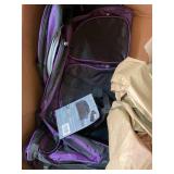 Travelers Club ADVENTURE 30 in. Multi-Pocket Upright Rolling Duffel Bag, Purple