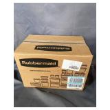 8 PLASTIC RUBBERMAID TUPPER WARE BOWLS WITH LIDS