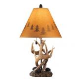 Signature Design by Ashley Derek Brown 24" Poly Table Lamp - Set of 2