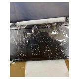 LAVISH HOME COLLECTION LIGHT UP BAR SIGN