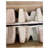 Spence 1-Light Outdoor Wall Lantern With Seeded Glass and Built-In GFCI Outlets, Black Finish