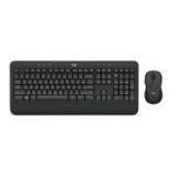Logitech MK545 Advanced Keyboard and Mouse Set, Black