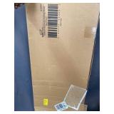 Monoprice Medium Multimedia Desktop Stand, Black Glass 25.6" x 11.0" - Stand & Riser, Desktop TV Stand, Dual Monitors w/ Height Adjustable Legs