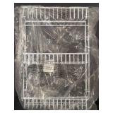 WHITE BATHROOM ORGANIZER