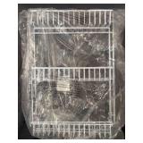 WHITE BATHROOM ORGANIZER