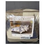 Closeout! Ink+Ivy Alpine Reversible Chevron Stripe Print Comforter Mini Set, Full/Queen Bedding