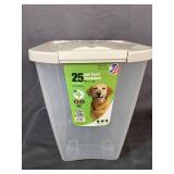 25 POUND PET FOOD CONTAINER