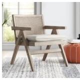 Carson Carrington Saue Light Brown Accent Chair- Retail:$264.99