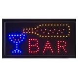 LAVISH HOME COLLECTION LIGHT UP BAR SIGN