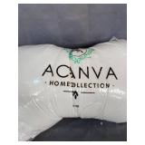 ACANVA HOME COLLECTION 2 WHITE PILLOWS