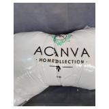 ACANVA HOME COLLECTION 2 WHITE PILLOWS