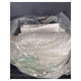 WHITE FLUFFY THROW COMFORTER