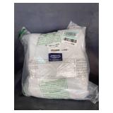 WHITE FLUFFY THROW COMFORTER