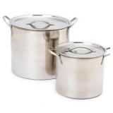 Imusa Stainless Steel Stock Pot, 20 Quart