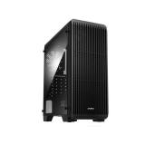 Zalman S2 ATX Mid Tower Computer/PC Case with Full Tempered Glass Side Panel, Three 120mm Fan Pre-Installed, Black