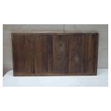 MAGIGO 40 x 20 Inches Extra Large Extra Long Rectangle Black Walnut Wood Ottoman Tray, Serve Tea, Coffee Classic Wooden Decorative Walnut Serving Tray