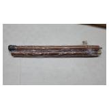 AnNafi® Men Derby Cane Walnut Maple Folding Walking Stick 2 Two Piece | Decorative Defence Victorian Peweter Solid Brass Handle -Affordable Gift! Item #HAR-9112407 | Walking Sticks for Men & Women