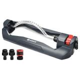 Eden 94114 Oscillating Sprinkler for Lawn and Garden W/Quick Connect Starter Set, 18 Nozzles, Covers up to 4,000 sq. ft