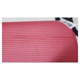 Gaiam Essentials Thick Yoga Mat Fitness & Exercise Mat with Easy-Cinch Yoga Mat Carrier Strap, Red, 72 InchL x 24 InchW x 2/5 Inch Thick