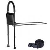 Bed Assist Rail with Adjustable Heights - Bed Assist bar with Storage Pocket - Bed Rails for Seniors with Hand Assistant bar - Easy to get in or Out of Bed Safely with Floor Support - by M