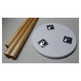 Indoor Tall Plant Stand Mid Century Wood Planter Holder Small Side Table Flower Pot Holder 20.4 inches