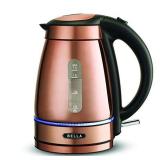 BELLA (14753) 1.7 Liter Electric Tea Kettle Copper Chrome