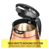 BELLA (14753) 1.7 Liter Electric Tea Kettle Copper Chrome