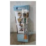 Whitmor Non Slip Door Shoe Rack-36 Fold Up, Nonslip Bars, 36-PAIR, White