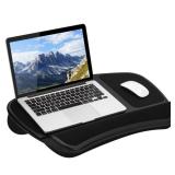 LapGear - Laptop Lap Desk for 15.6" Laptop - Black