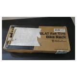 StoreYourBoard BLAT Bike Fat Tire Steel Wall Rack, Holds 2 Bikes, Max 100 lbs, Garage Storage Hooks