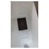 Kitchen Rice Storage Containers - 26Lbs Large Airtight Rice Bucket Grain Storage Bin Cereal Dispenser Container with Measuring Cup -Keep Dry Fresh and Insect Free (Free Silicone Whisk)