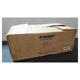 XiNBEi Lighting Bathroom Vanity Light, Vintage 2 Light Sconces Wall Light with Glass, Black Wall Mounted Light XB-W1235-2-MB