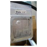 VEVOR Commercial Chopper w/ 4 Replacement Blades Commercial Vegetable Chopper Stainless Steel French Fry Cutter Potato Dicer & Slicer Commercial Vegetable Fruit Chopper for Restaurants & Home Kitchen