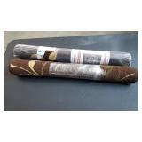 Lot of 2 Ottomanson Ottohome Collection Contemporary Leaves Design Rubber Back Area Rug, 2