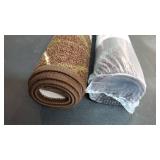 Lot of 2 Ottomanson Ottohome Collection Contemporary Leaves Design Rubber Back Area Rug, 2