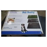 LOOBANI Indoor Outdoor Dog Potty Systems, Reusable and Portable Trainer Tray for Puppy Training, with 2 Packs Replacement Grass Mat